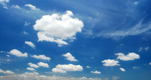 Low angle view of clouds in sky