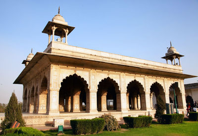 Low angle view of historical building against sky