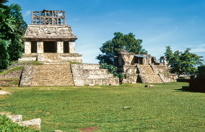 View of temple against sky