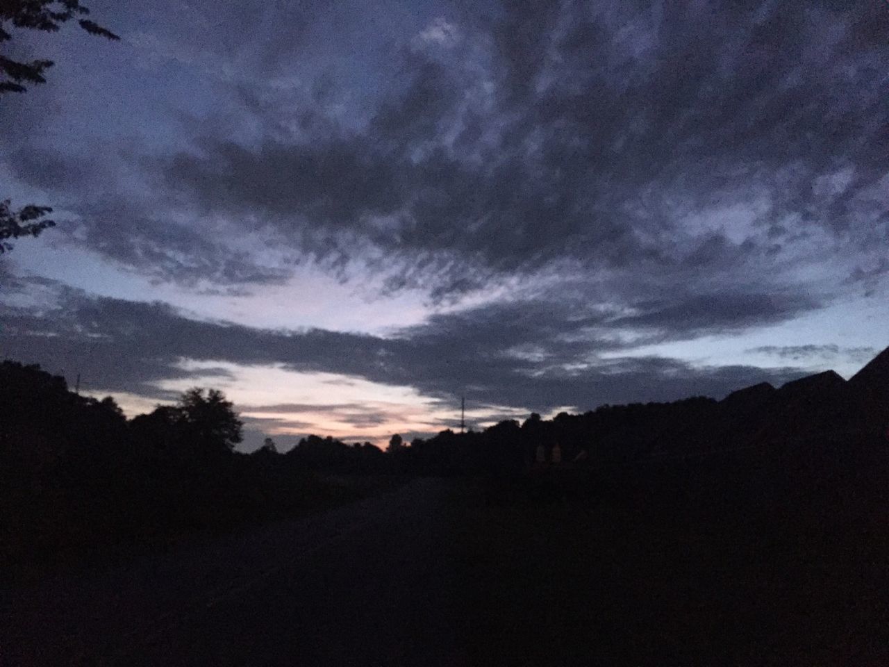 SILHOUETTE OF LANDSCAPE AGAINST SKY