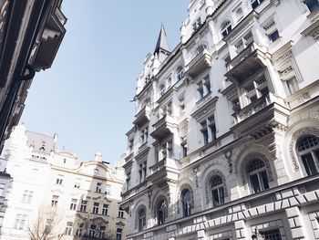 Low angle view of building against sky