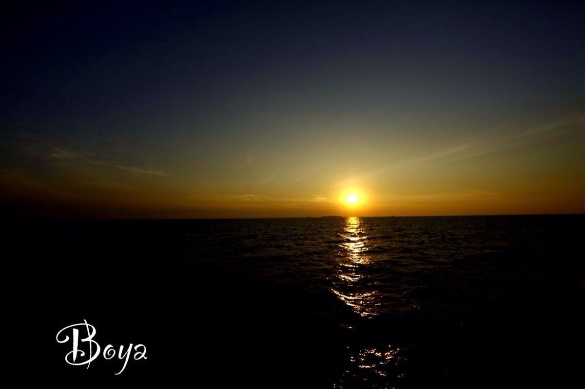 sunset, sea, horizon over water, water, scenics, sun, tranquil scene, tranquility, beauty in nature, sky, orange color, idyllic, reflection, nature, sunlight, rippled, outdoors, calm, waterfront, silhouette