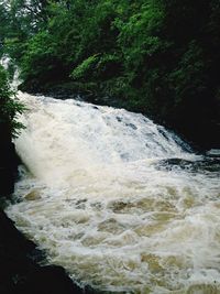 River flowing through rocks