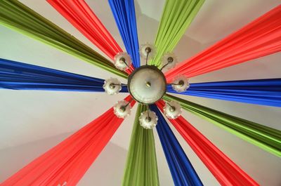 Low angle view of ceiling