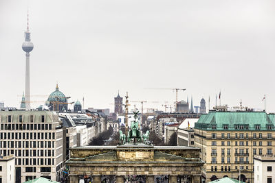 View of buildings in city