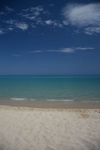 Scenic view of beach