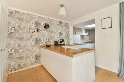 Interior of bathroom