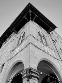 Low angle view of historical building against sky