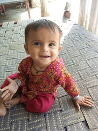 Portrait of a smiling girl