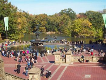 People in park