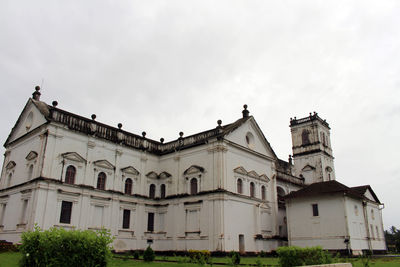 Low angle view of building against sky