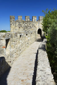 Low angle view of historic building