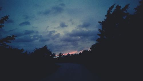 Road passing through landscape