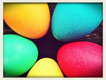 Close-up of colorful balloons