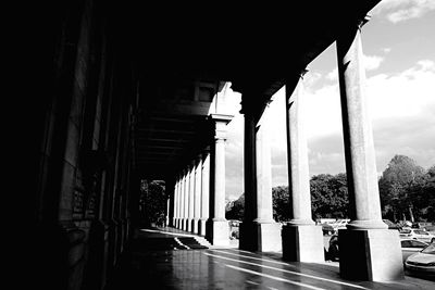 View of colonnade