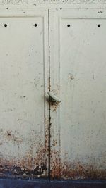 Full frame shot of metal door