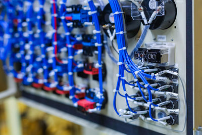 Close-up of machine part