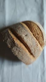 High angle view of bread on table