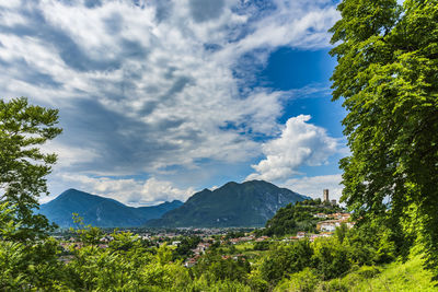 Ancient fortified village of gemona del friuli. italy