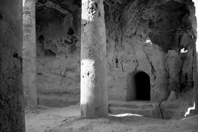 Low angle view of old ruin