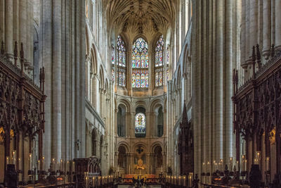 Interior of church