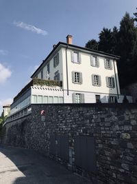 Low angle view of building against sky