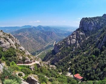 High angle view of landscape