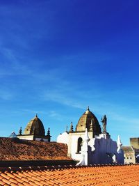 View of church against blue sky