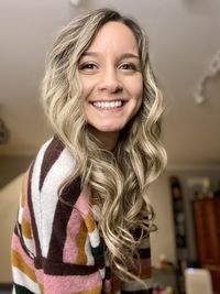 Portrait of smiling young woman