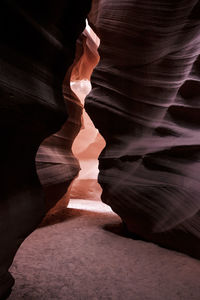 Rock formations in cave