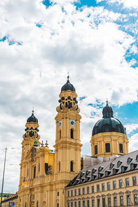 Low angle view of building against sky