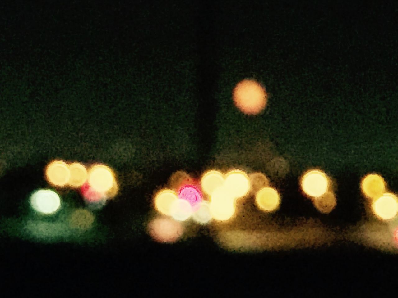 illuminated, night, defocused, light - natural phenomenon, road, street, transportation, lighting equipment, no people, multi colored, glowing, blurred motion, lens flare, dark, outdoors, car, light, blurred, city, copy space
