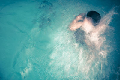 Close-up of swimming pool