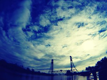 Low angle view of cloudy sky