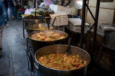 Close-up of food on table