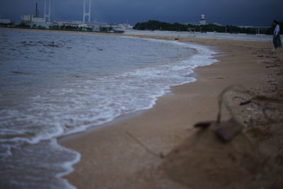 Scenic view of beach