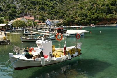 Boats in river