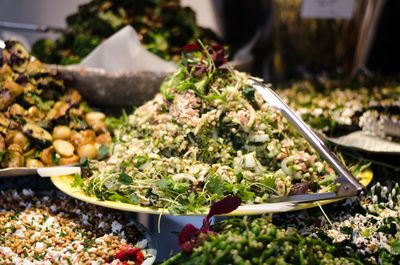 Close-up of fruits and vegetables