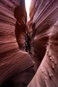 Close-up of rock formation