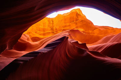 Full frame shot of rock formations