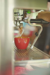 Close-up of coffee cup