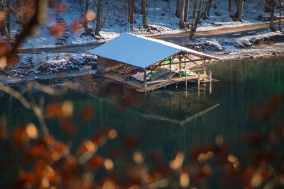 Scenic view of lake