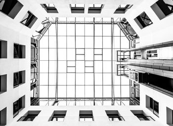 Low angle view of modern building