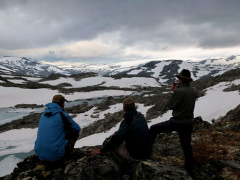 three hikers