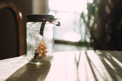 Close-up of drink on table