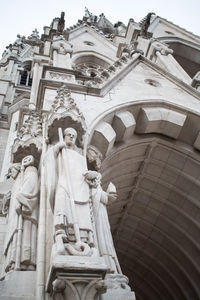 Low angle view of statue