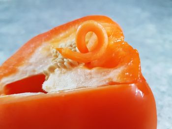 Close-up of orange slice