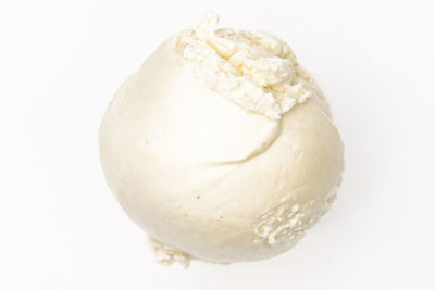 Close-up of ice cream against white background