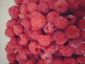Full frame shot of strawberries