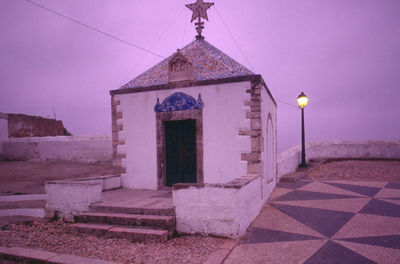 Low angle view of built structure against the sky
